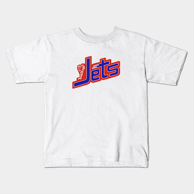 Winnipeg Jets Kids T-Shirt by Jedistudios 